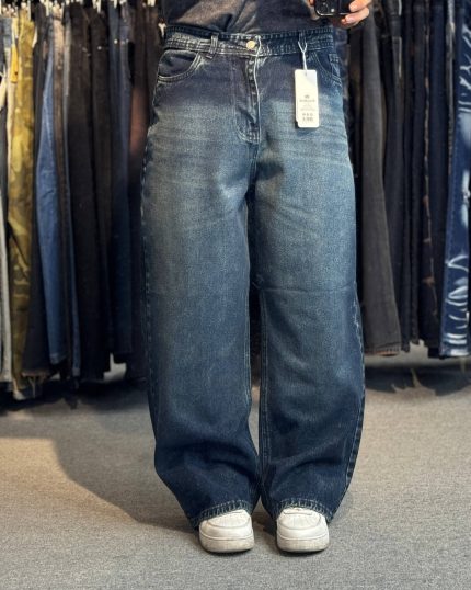 شلوار ابی اولد اسکول تیره